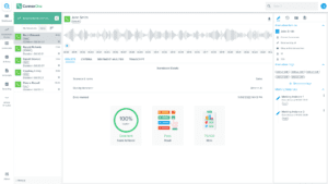Sentiment Analysis AI can be a useful Customer Service Automation feature. Here, a snippet of Connex One's Sentiment Analysis dashboard